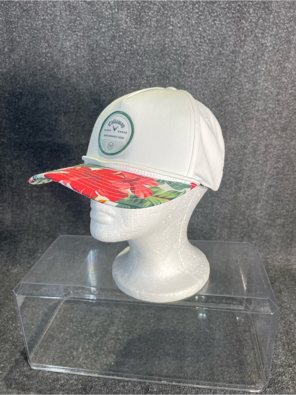 Callaway Aloha Collection Bogey Free Tropical Adjustable Woven Baseball Hat Cap